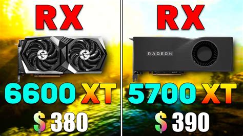 Rx 6600 Xt Vs Rx 5700 Xt Pc Gameplay Tested Youtube