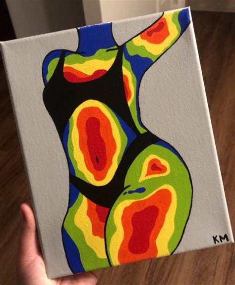 Rainbow Thermal Body Painting Etsy