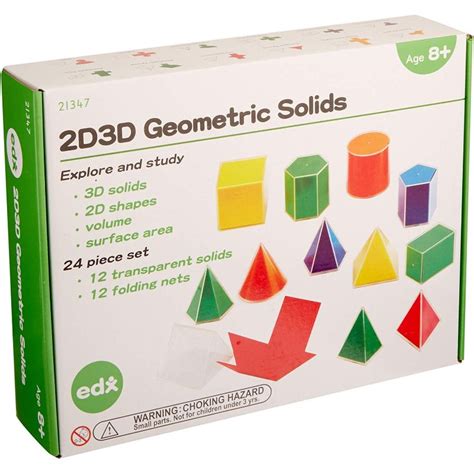 Edx Education 2d3d Geometric Solids Buy At Best Price From Mumzworld