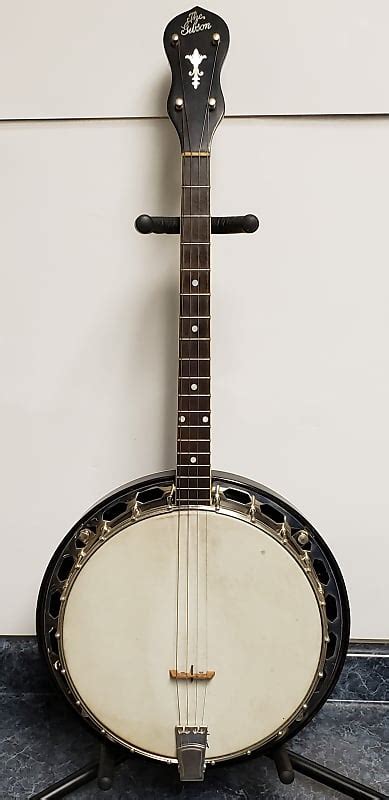 Vintage The Gibson 4 String Tenor Banjo 1927 Usa Reverb