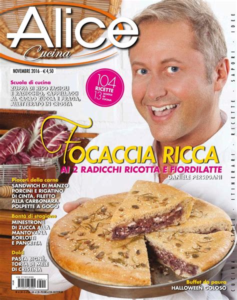 Alice Cucina Novembre 2016 Mar Gastronomia Cocina Italiana Postres