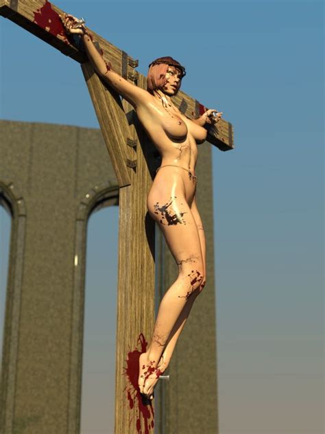 Bdsm Real Woman Nail Crucifix IgFAP