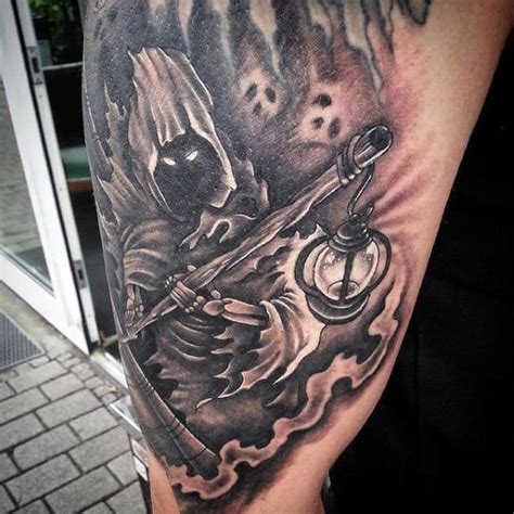 70 Grim Reaper Tattoos For Men - Merchant Of Death Designs