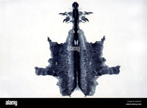A Rorschach Inkblot Test Image It Is A Psychological Test In Which