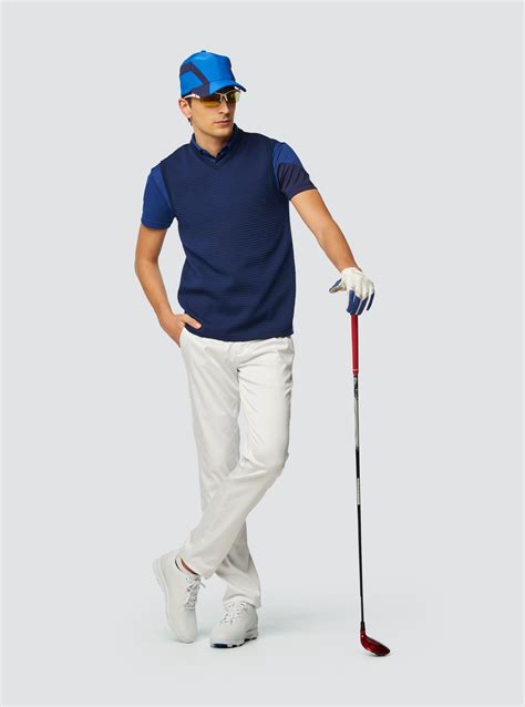 デサントゴルフ 17ss メンズゴルフウェア ゼロニット ベスト Mens Golf Wear Mens Golf Outfit