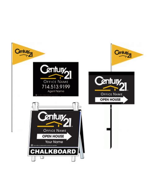 Century 21 Economy Kit C Open House Signs Open House For Sale Sign