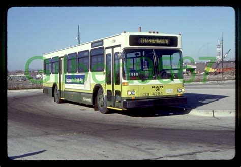 Cta Chicago Il Original Bus Slide 4264 Taken 1985 1886138575