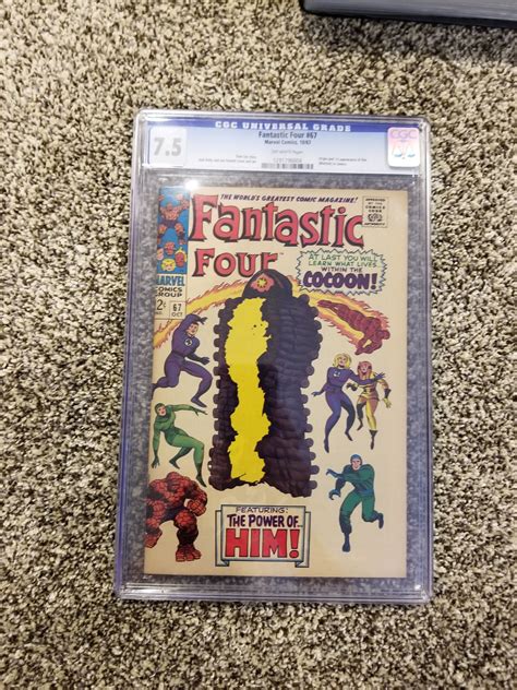Fantastic Four 67 1967 Cgc 75 1st Appearance Of Him