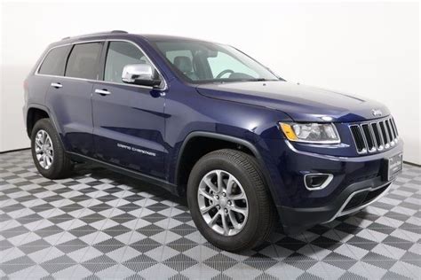 2016 Jeep Grand Cherokee Limited 27024 Miles True Blue Pearlcoat 4d