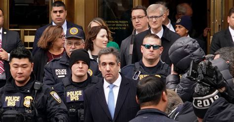 Cohen Leaves Court After Sentencing The New York Times