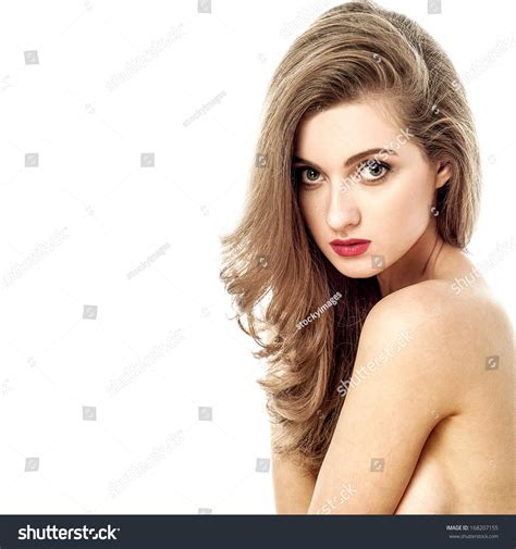 Naked Female Model Posing Camera Foto De Stock Shutterstock
