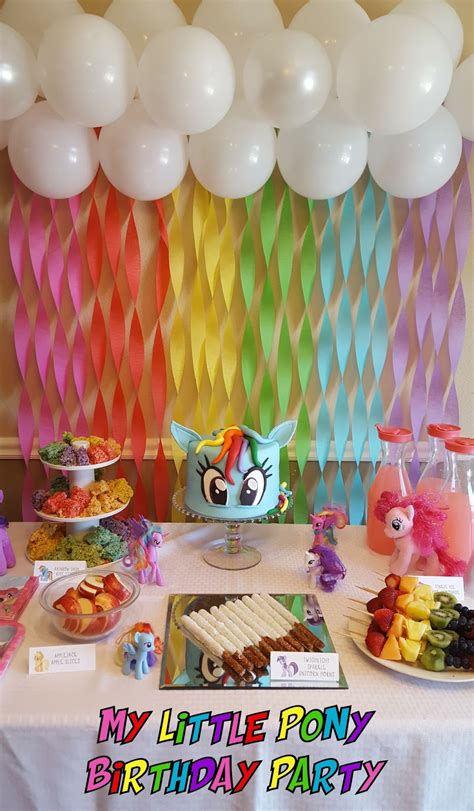 Patty Cakes Bakery My Little Pony Birthday Party