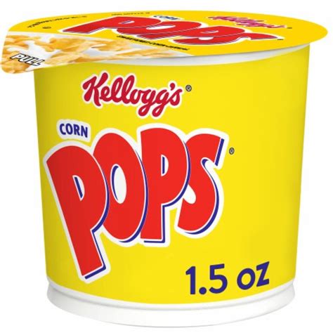 Kelloggs Corn Pops Breakfast Cereal Cup Original 15 Oz Jay C Food