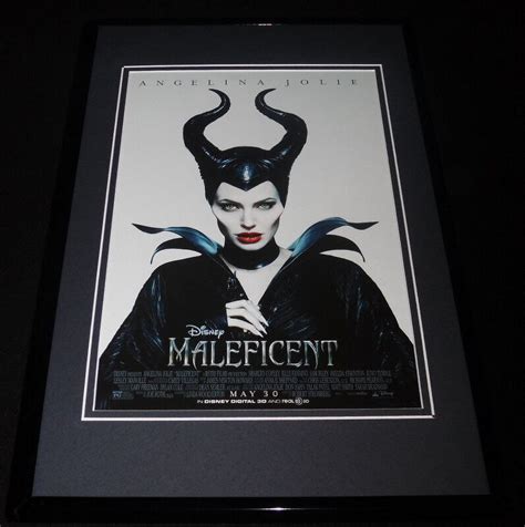 Maleficent Framed 11x17 Repro Poster Display Angelina Jolie