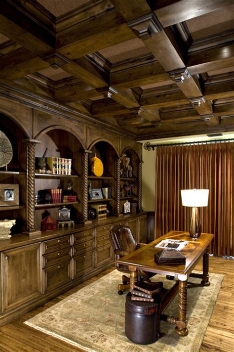 Old World Library Traditional Home Office Other Metro By Vm