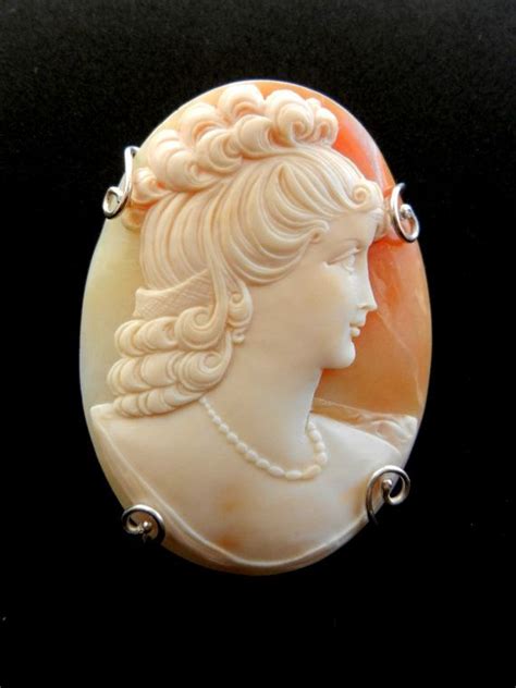 Excellent 1960s Italian Cameo Huge Genuine Shell Cameo 925 Etsy