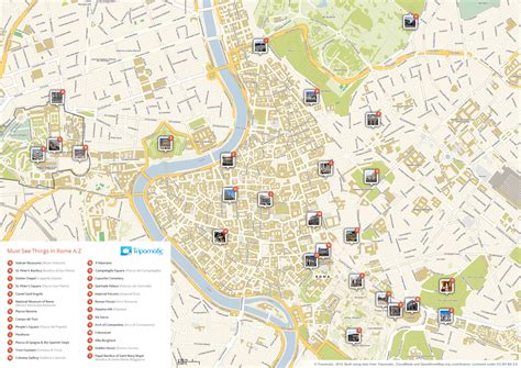 Mapa Turístico De Roma Roteiro E Guia 2019