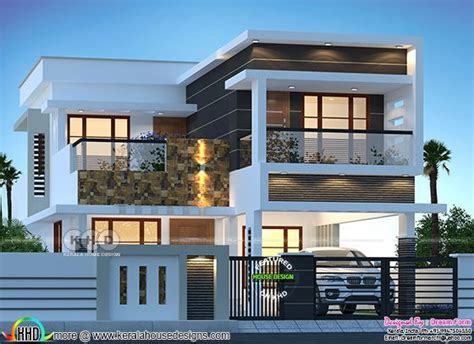 200 Sq M 3 Bhk Modern House Plan Kerala Home Design Bloglovin