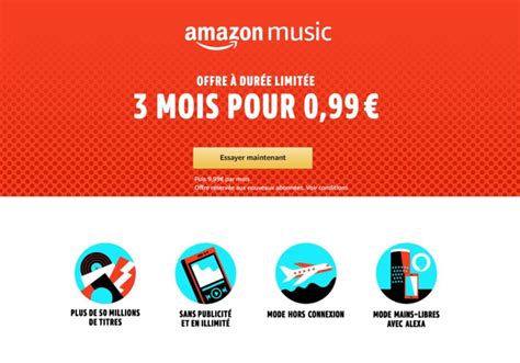 Bon Plan 3 Mois De Streaming Musical Amazon Music Unlimited Pour 0