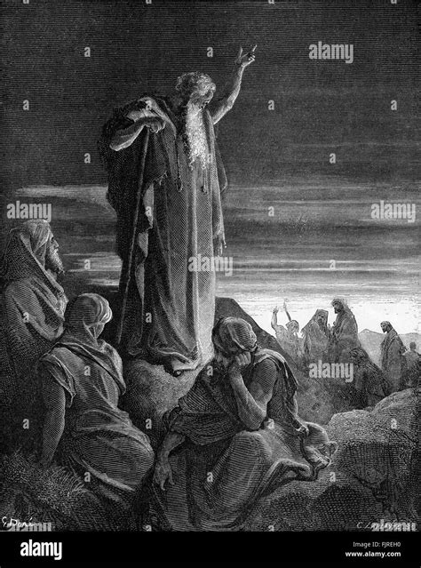 The Prophet Ezekiel Prophesying Ezekiel Chapter Ii Illustration By