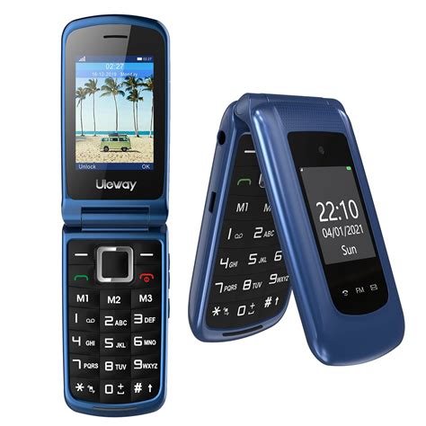 Buy Uleway 3g Flip Phone Sim Free Clamshell Mobile Phone Unlocked Loud