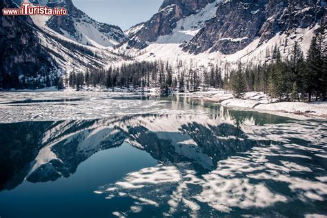Lago Di Braies Immagini Inverno Raccolta Di Immagini
