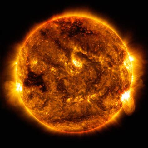 Nasas Sdo Sees Sun Emit Mid Level Flare Oct 1 Nasa Science