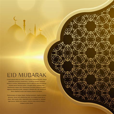 Awesome Eid Festival Background With Islamic Pattern Design Download