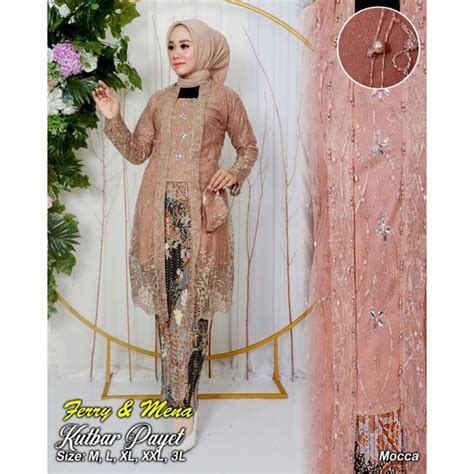 Jual Permata Olshop Kebaya Kutu Baru Tunik Payet Fm Kebaya Kartini Modern Kebaya Tunik