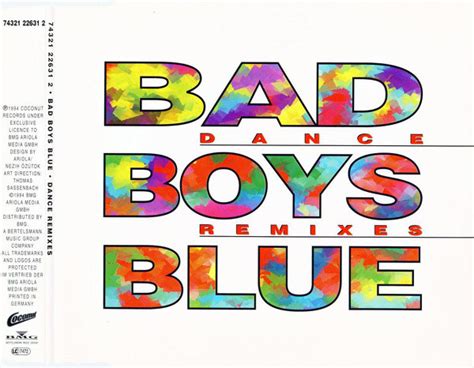 Bad Boys Blue Dance Remixes 1994 Cd Discogs