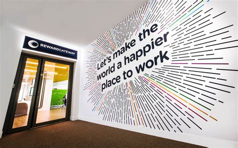 Wonderful Wall Graphic Design For Office Branding