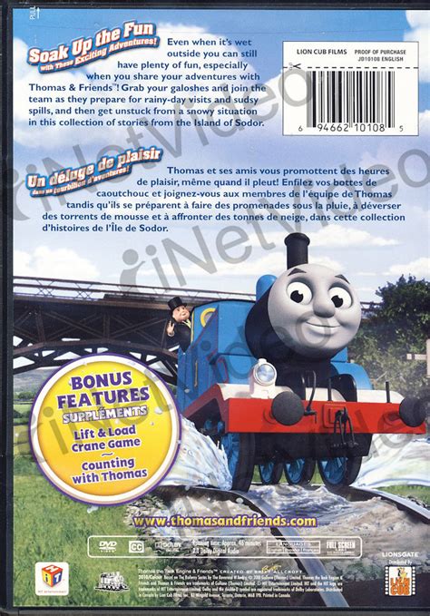 Thomas And Friends Splish Splash Splosh Bilingual On Dvd Movie