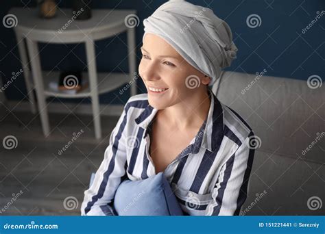 Happy Woman After Chemotherapy At Home Stock Image Image Of Cancer Person
