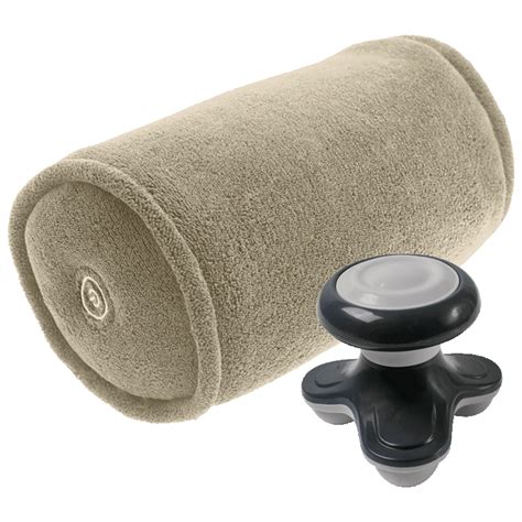 Sidedeal Invigorate Massaging Roll Pillow And Mini Body Massager