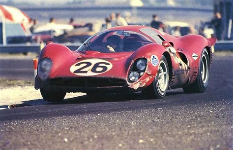 1967 Daytona Nart Ferrari 412 P Pedro Rodriguez Is At The Wheel Of