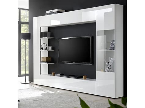 Vous rêvez d'une entrée bien rangée, propre conforama vous propose de nombreux meubles multifonctions qui s'adaptent à différentes options. Meuble tv mural blanc laqué design fino - Vente de ...