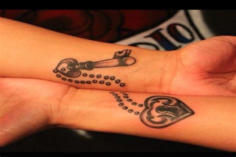 Heart And Key Tattoo On Wrist Tattoo Designs Tattoo Pictures