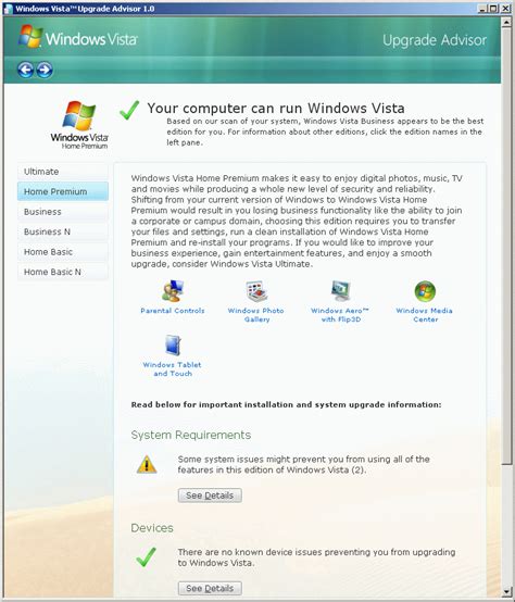Windows Vista Upgrade Advisor Ihned Zdarma Ke Stažení Slunečnicecz