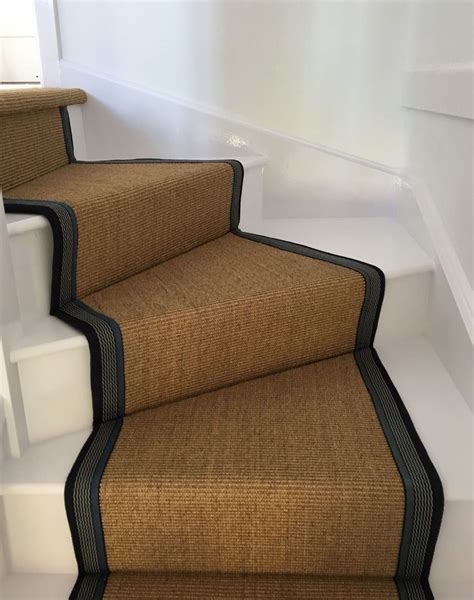 Sisal Taped Stair Runner Carpet Stair Runner Carpet Carpet Staircase