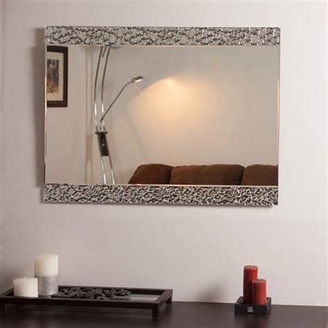 Decor Wonderland Rectangular Beveled Frameless Vanity Mirror Ssm5039s Bellacor