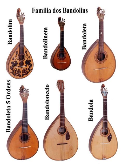 Portuguese Mandolins Bandolim Música Instrumental Instrumentos
