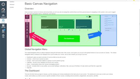 Canvas Basic Course Navigation as a Student - YouTube
