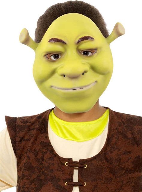 Kids Eva Foam Shrek Costume Mask Heaven Costumes