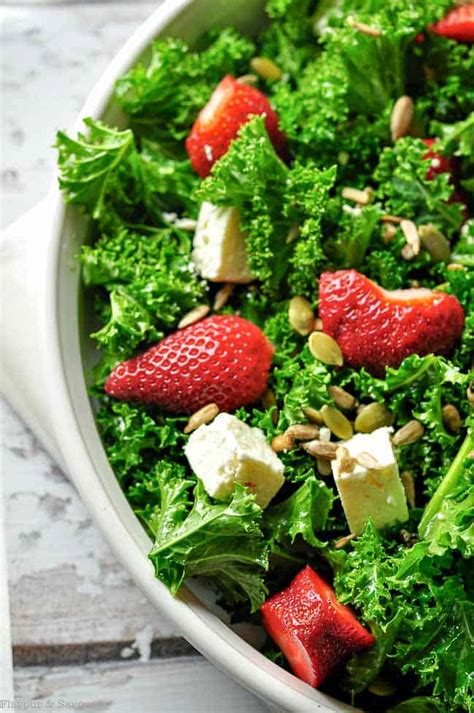 Strawberry Kale Salad With Poppy Seed Dressing Flavour