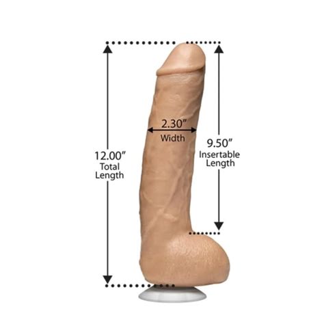 Dive Into John Holmes 12 Inch Realistic Dildo Styled