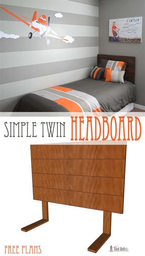 On this list, you will find 10 of the most popular twin bed headboards that are nothing but high. Simple Headboard and Dusty Theme Room - Her Tool Belt