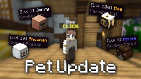 Hypixel SkyBlock Pet Update - How to Get them and Level ...
