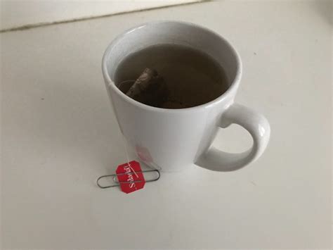 Keep Tea Bag Tab From Falling Into Tea Thriftyfun