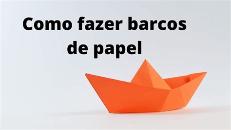 Barcos De Papel Como Fazer Muito Fácil Diy Barco De Papel Origami
