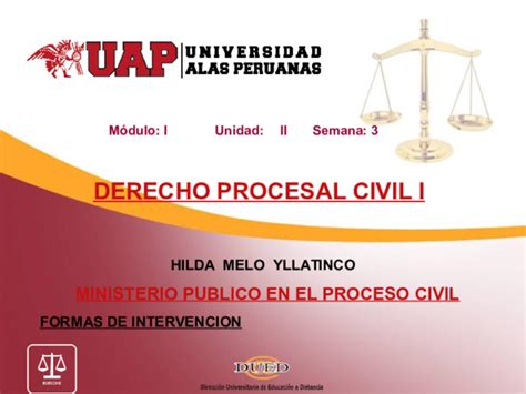 Doc Módulo I Unidad Ii Semana 3 Derecho Procesal Civil I